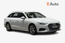 valkoinen Audi A4 2022 kuva 1.