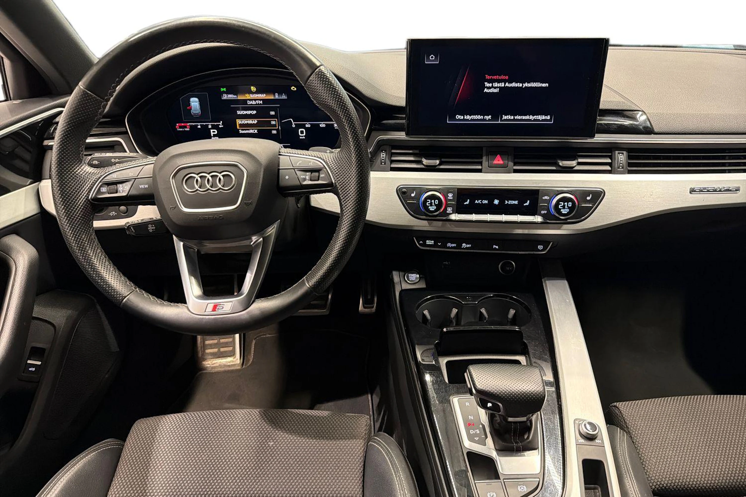 valkoinen Audi A4 2022 kuva 9.