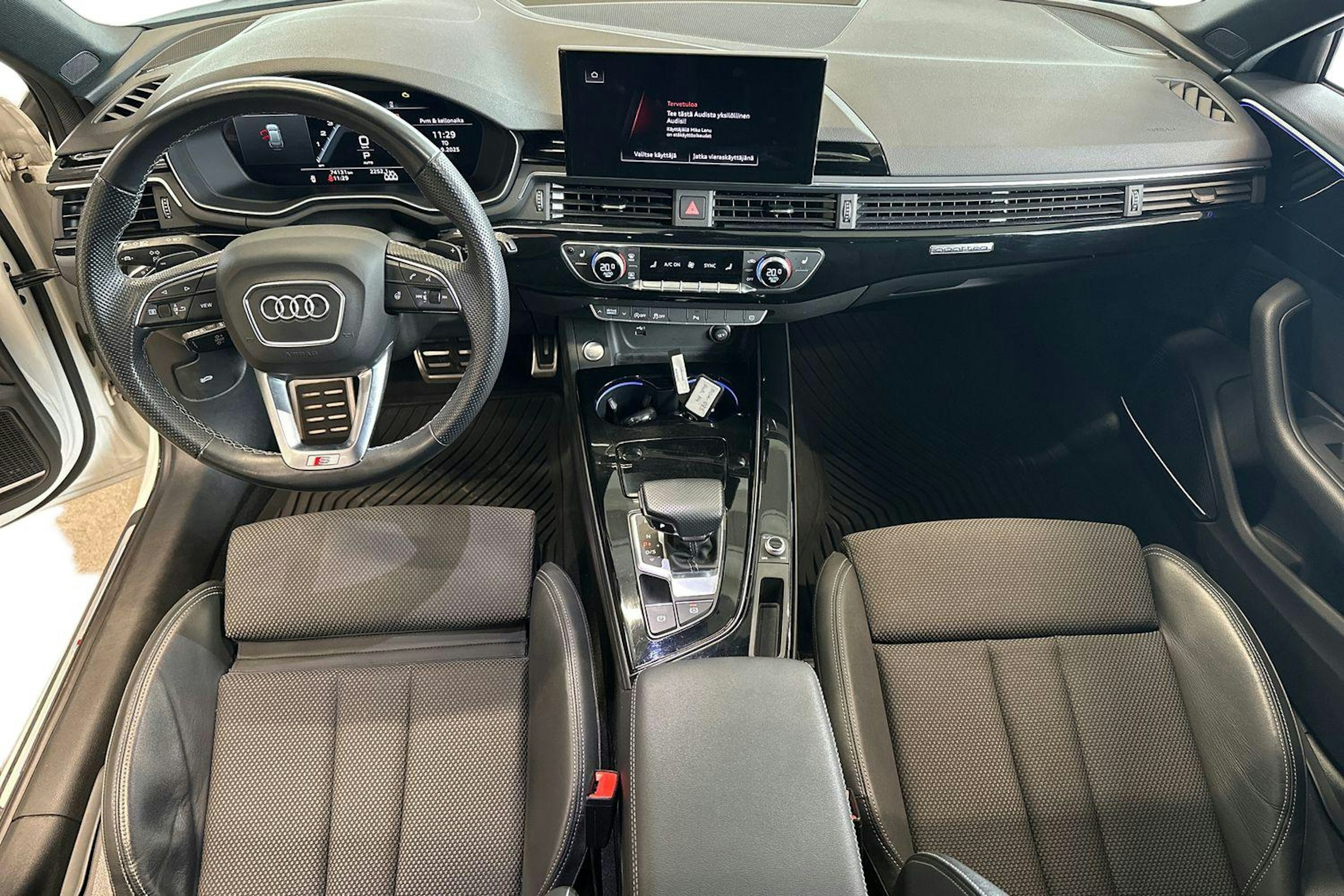 valkoinen Audi A4 2022 kuva 9.