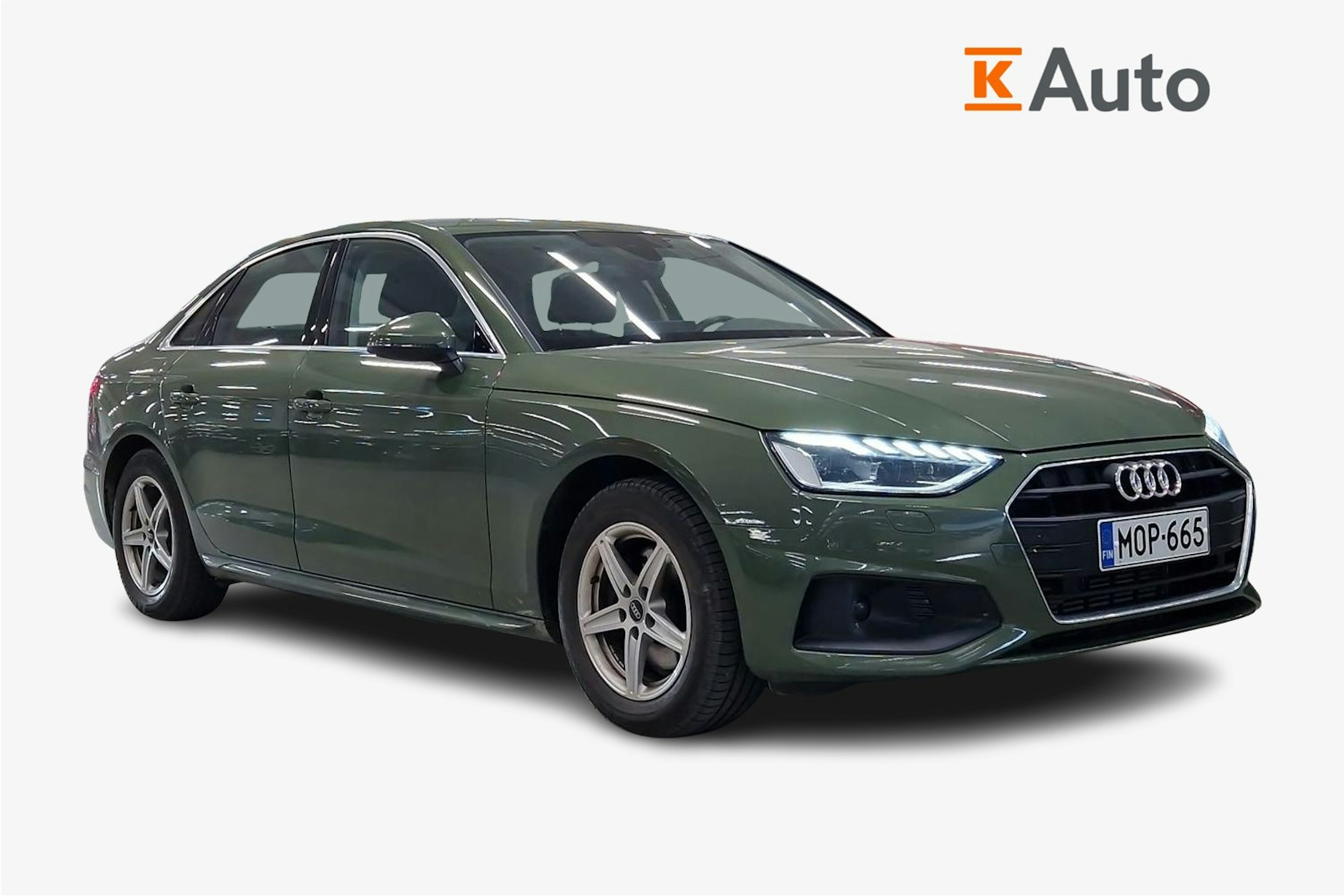 met. vihreä Audi A4 2022 kuva 2.