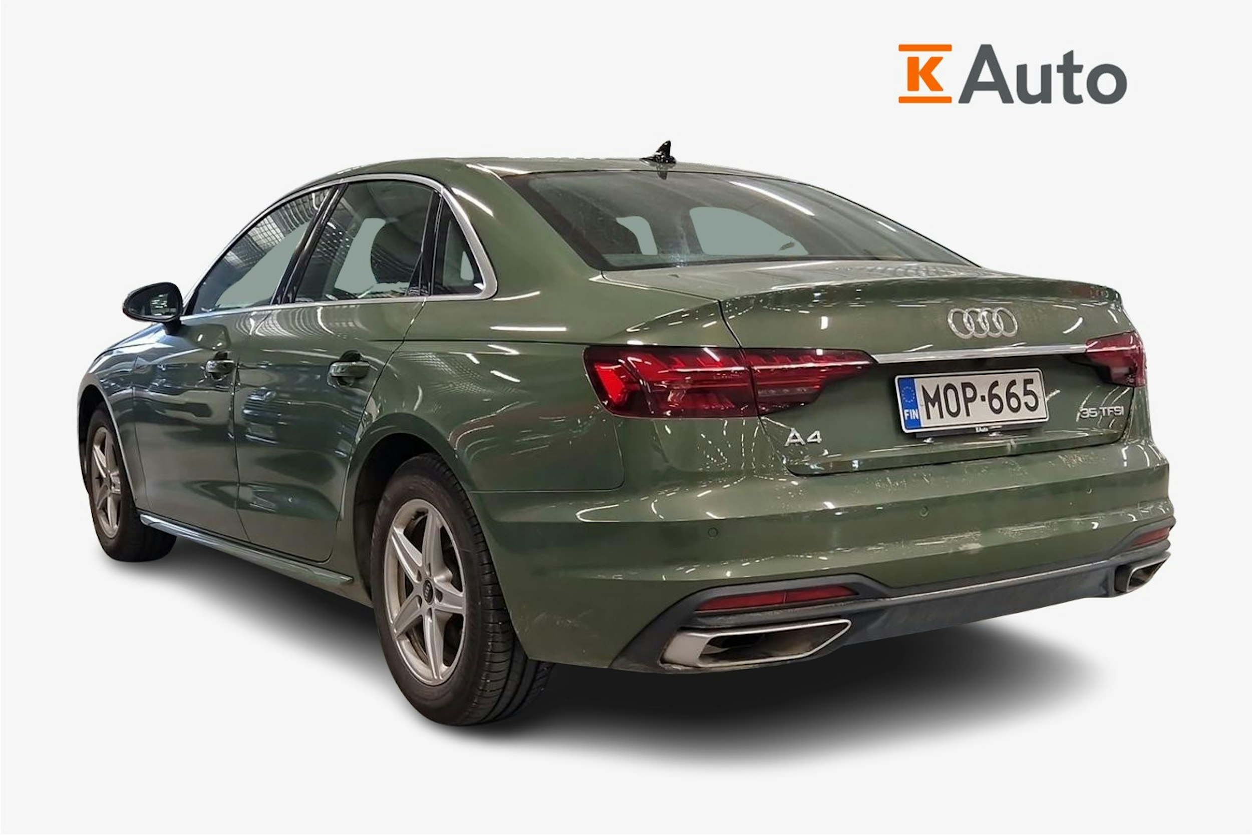 met. vihreä Audi A4 2022 kuva 3.