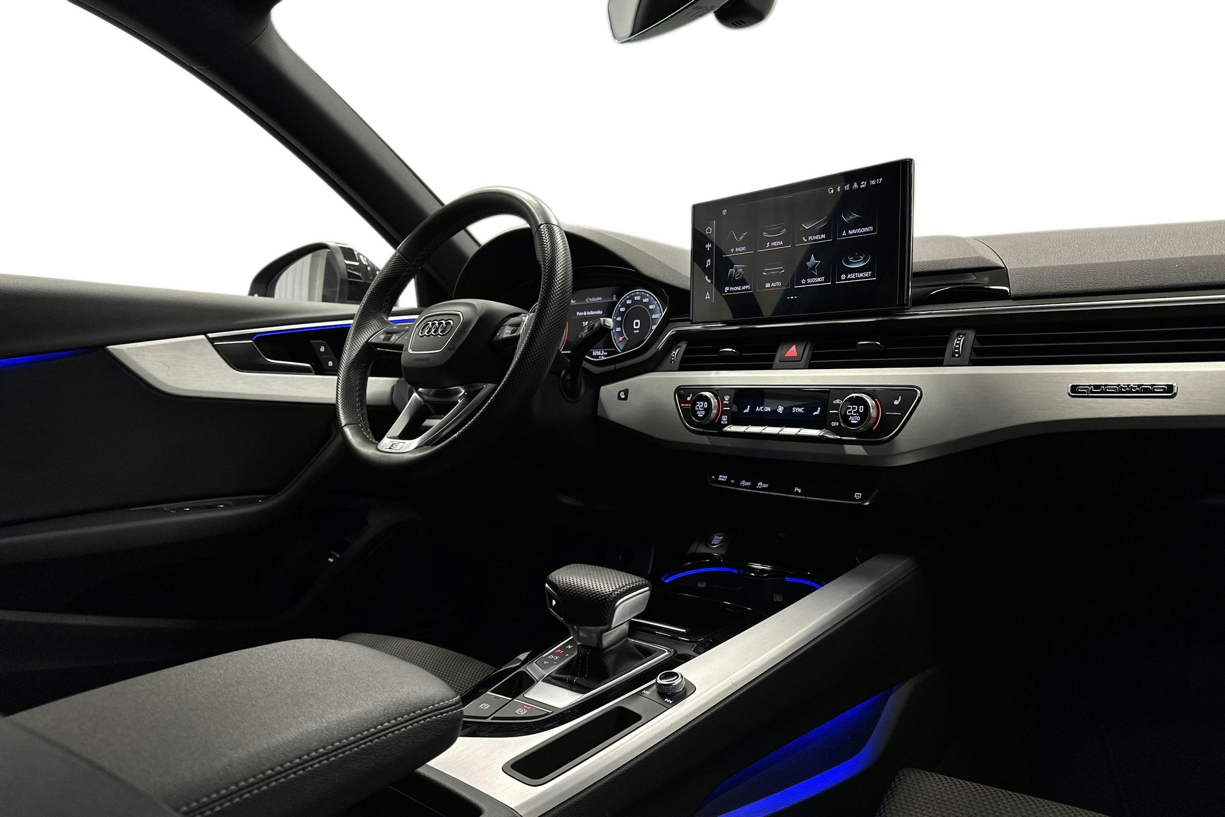 musta Audi A4 2023 kuva 9.