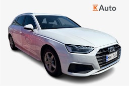 valkoinen Audi A4 2022 kuva 1.