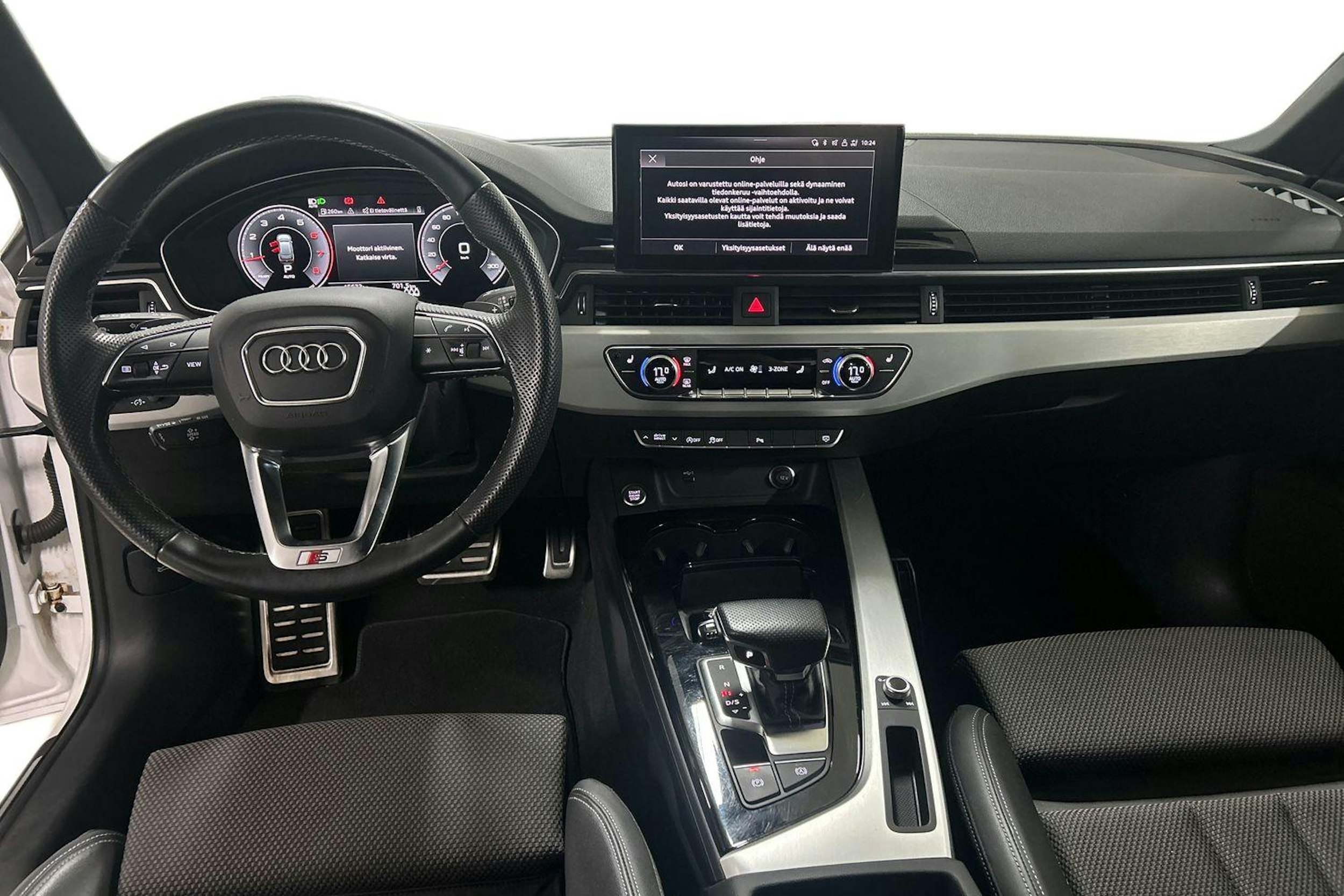 valkoinen Audi A4 2022 kuva 9.
