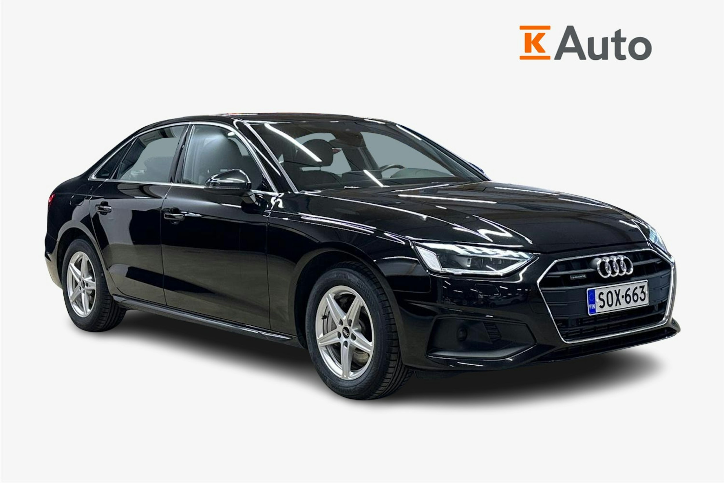 musta Audi A4 2022 kuva 1.