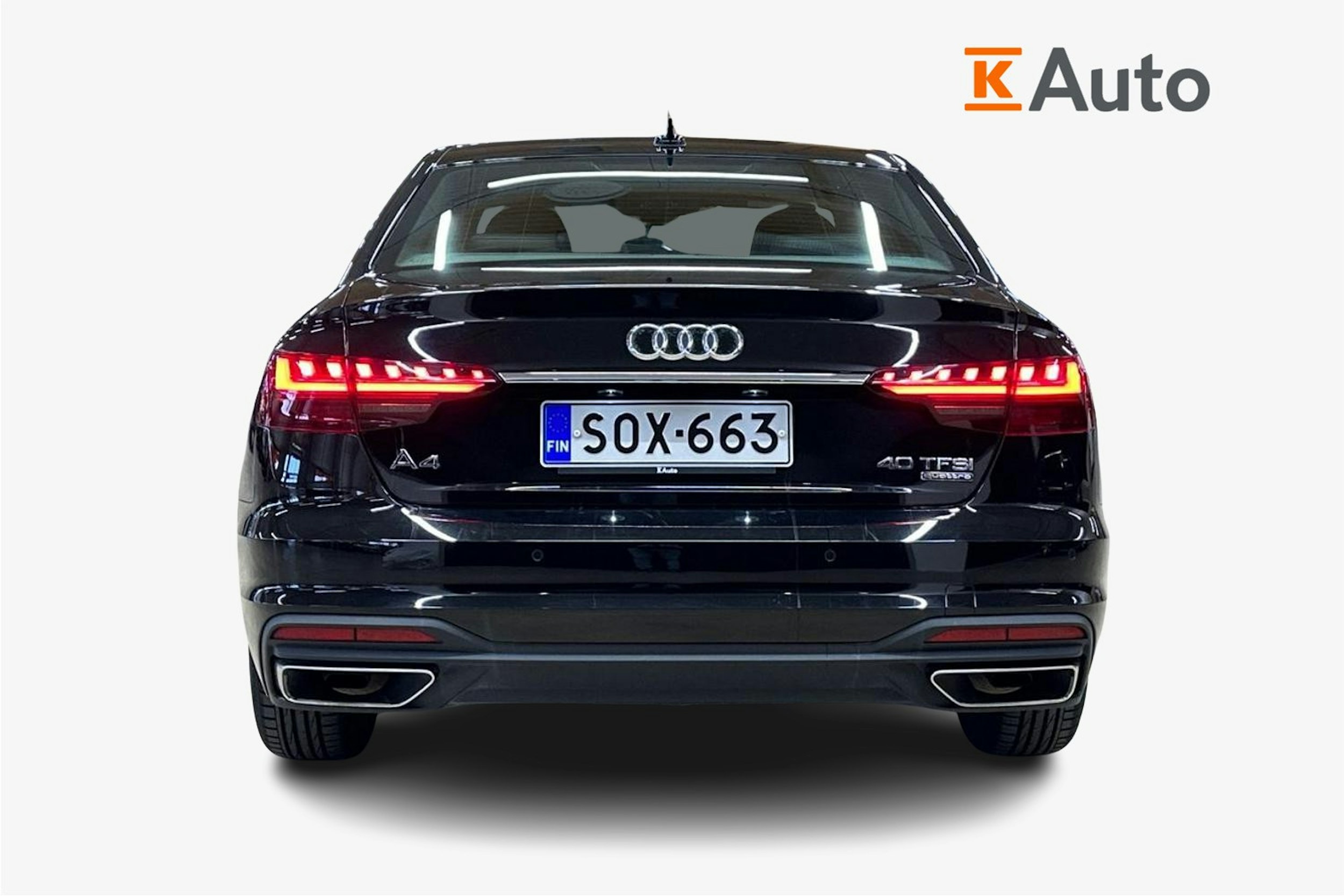 musta Audi A4 2022 kuva 3.