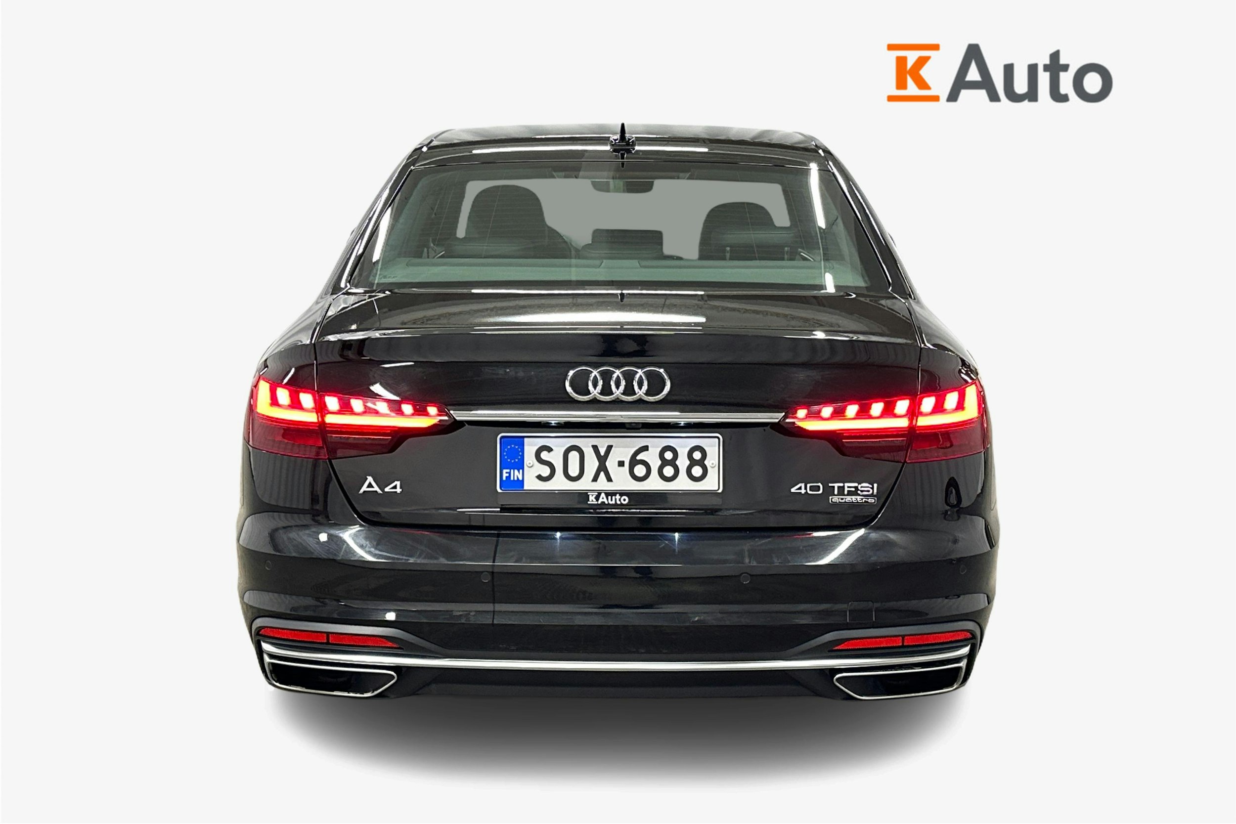 musta Audi A4 2022 kuva 3.