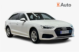 valkoinen Audi A4 2022 kuva 1.