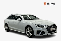 valkoinen Audi A4 2023 kuva 1.