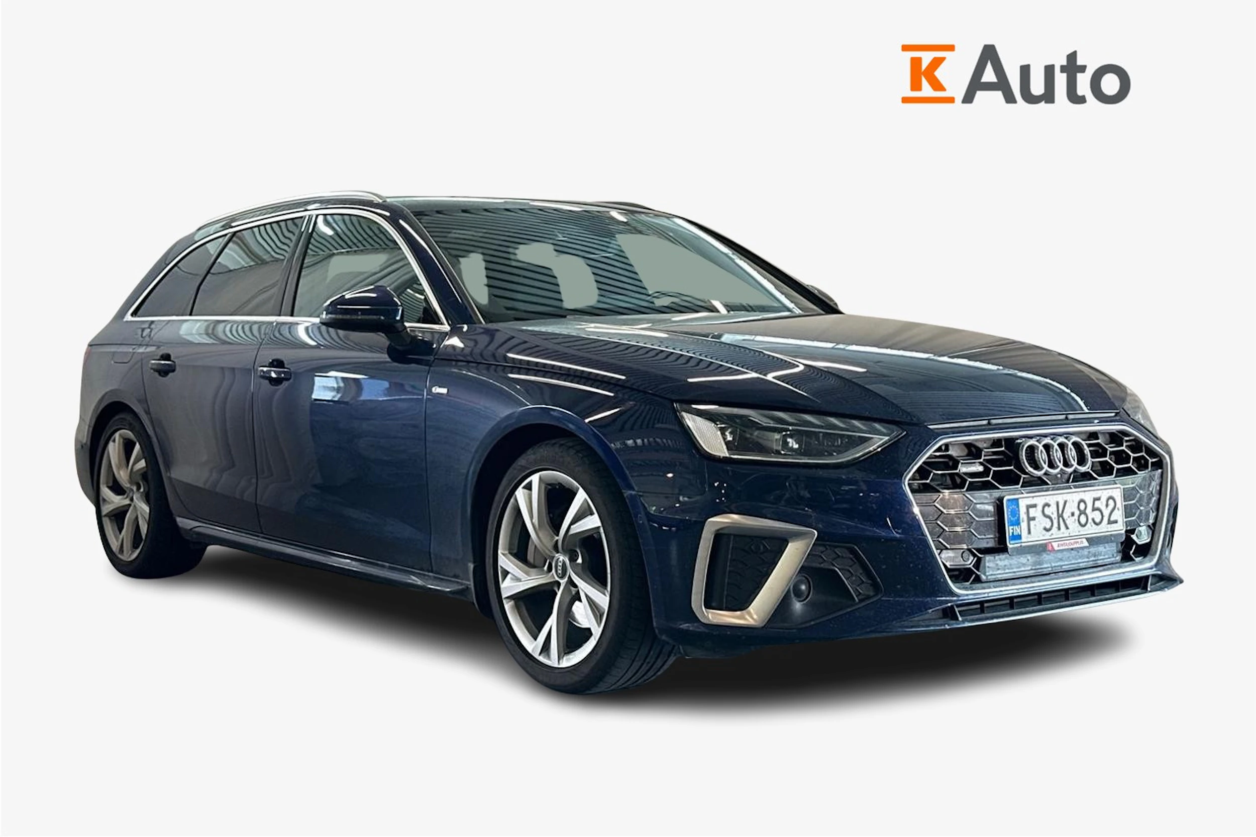 Sininen Audi A4 2023 kuva 1.