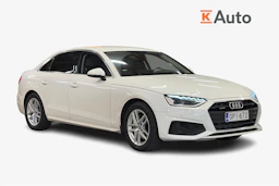 valkoinen Audi A4 2023 kuva 1.