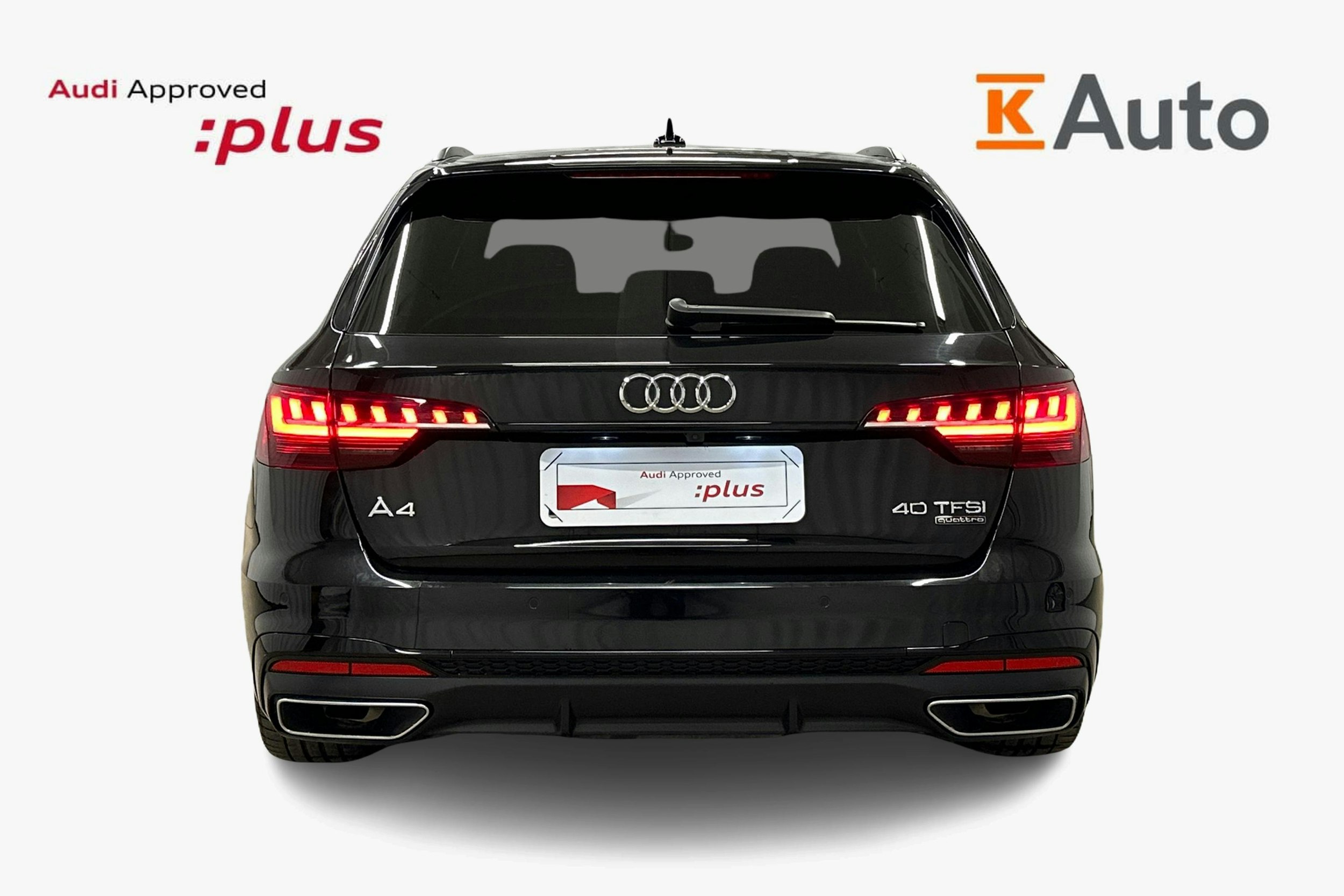 musta Audi A4 2023 kuva 3.