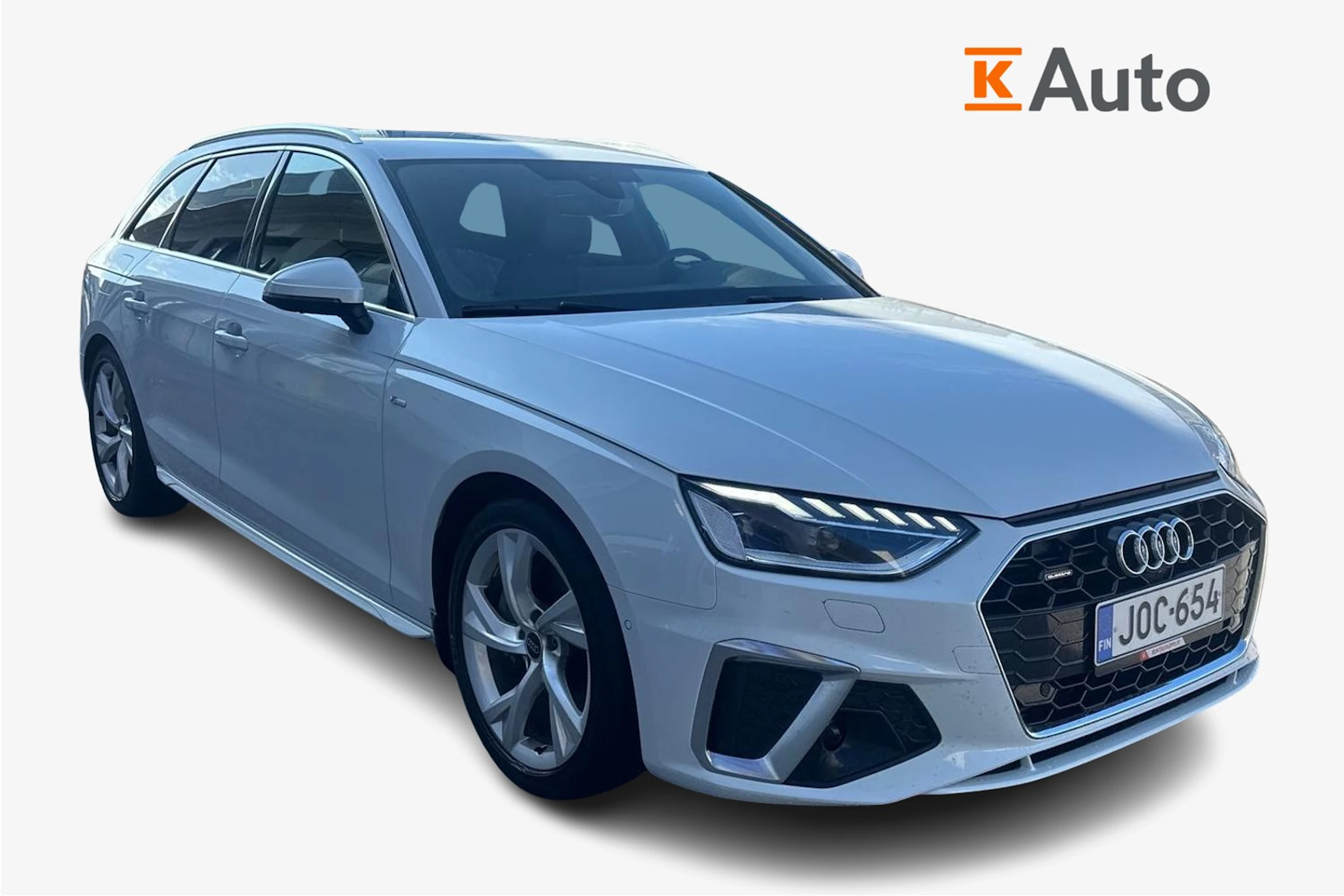 Valkoinen Audi A4 2023 kuva 1.