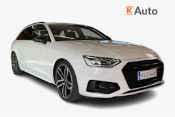 Valkoinen Audi A4 2023 kuva 1.