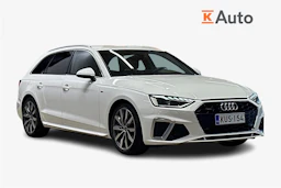 valkoinen Audi A4 2023 kuva 1.