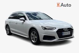 valkoinen Audi A4 2023 kuva 1.