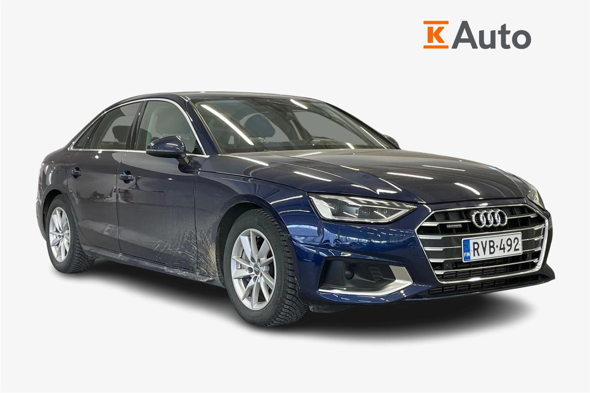 Sininen Audi A4 2023 kuva 1.