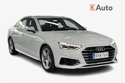 Valkoinen Audi A4 2023 kuva 1.