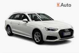 valkoinen Audi A4 2023 kuva 1.