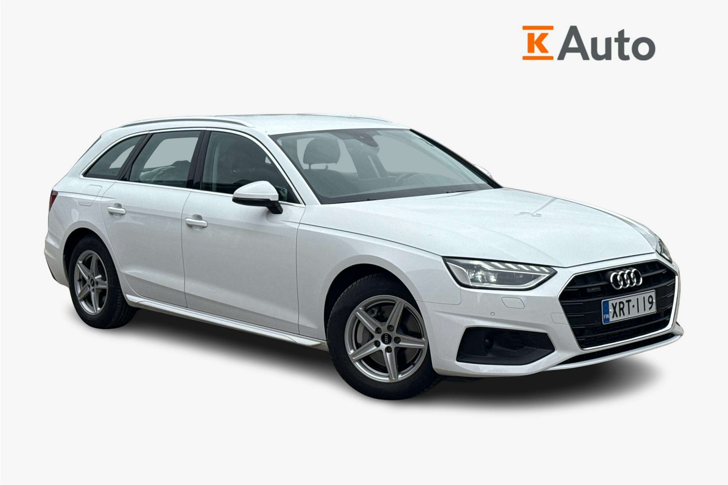 valkoinen Audi A4 2023 kuva 1.