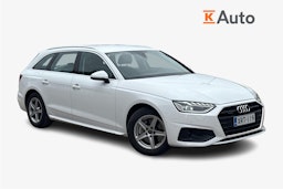 valkoinen Audi A4 2023 kuva 1.