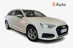 valkoinen Audi A4 2023 kuva 1.