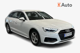 valkoinen Audi A4 2023 kuva 1.