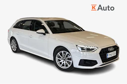 valkoinen Audi A4 2023 kuva 1.