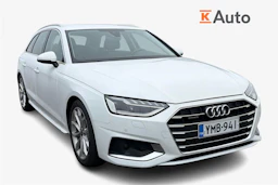 valkoinen Audi A4 2023 kuva 1.
