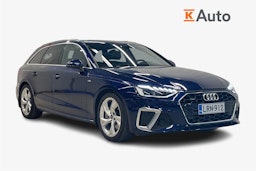 Sininen Audi A4 2024 kuva 1.