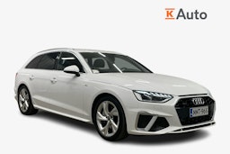 valkoinen Audi A4 2024 kuva 1.
