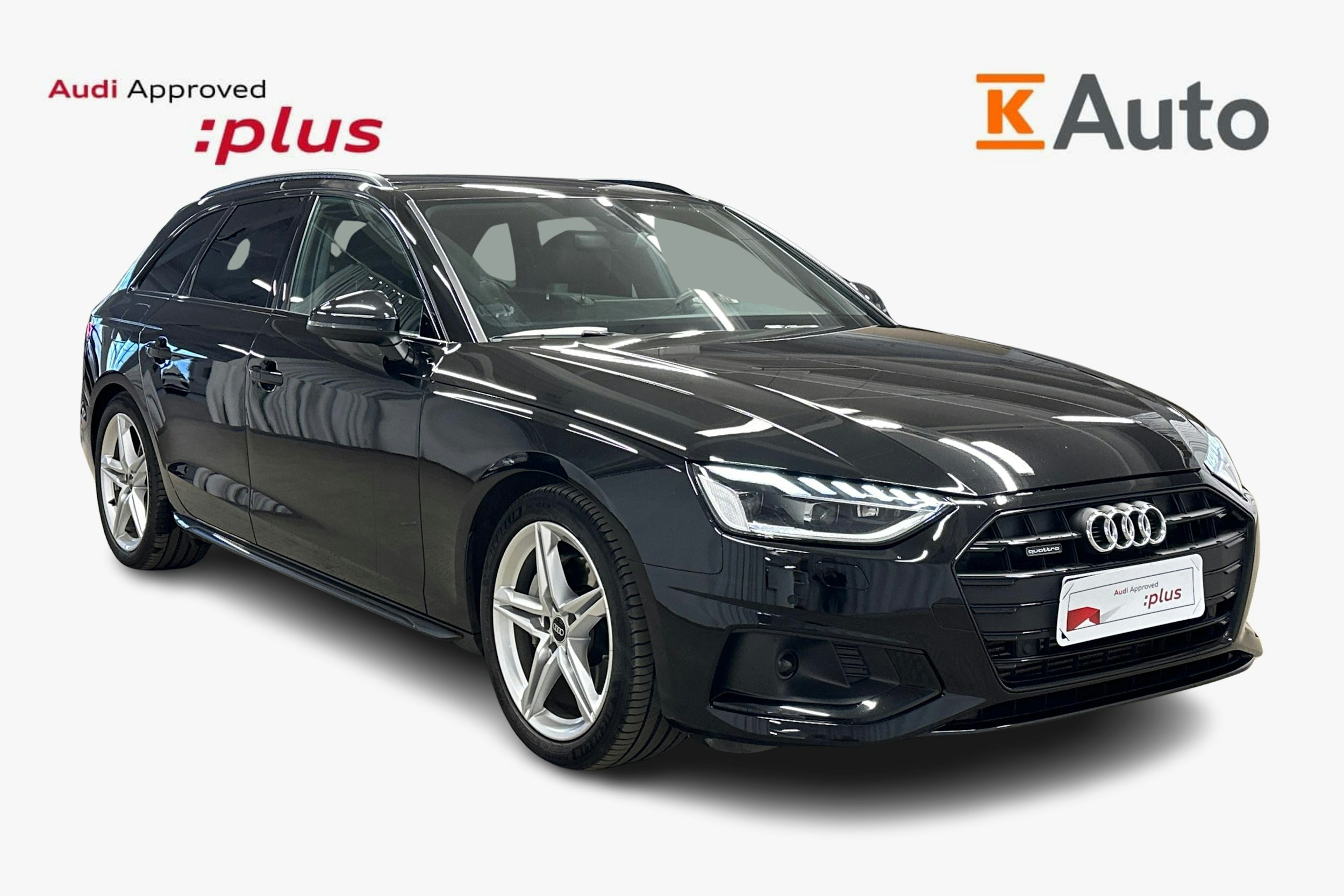 musta Audi A4 2024 kuva 1.