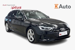 musta Audi A4 2024 kuva 1.