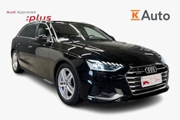 musta Audi A4 2024 kuva 1.