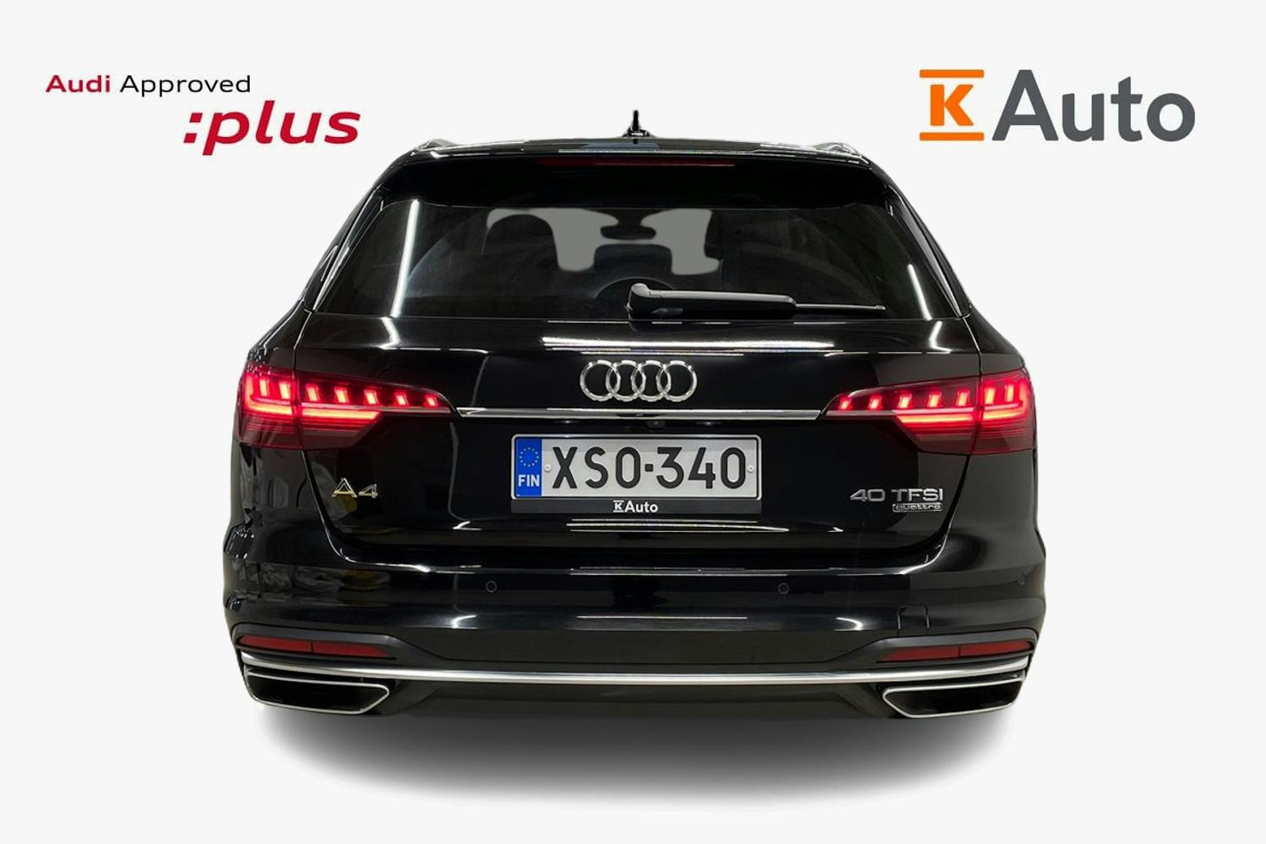 musta Audi A4 2024 kuva 3.