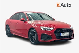 punainen Audi A4 2024 kuva 1.