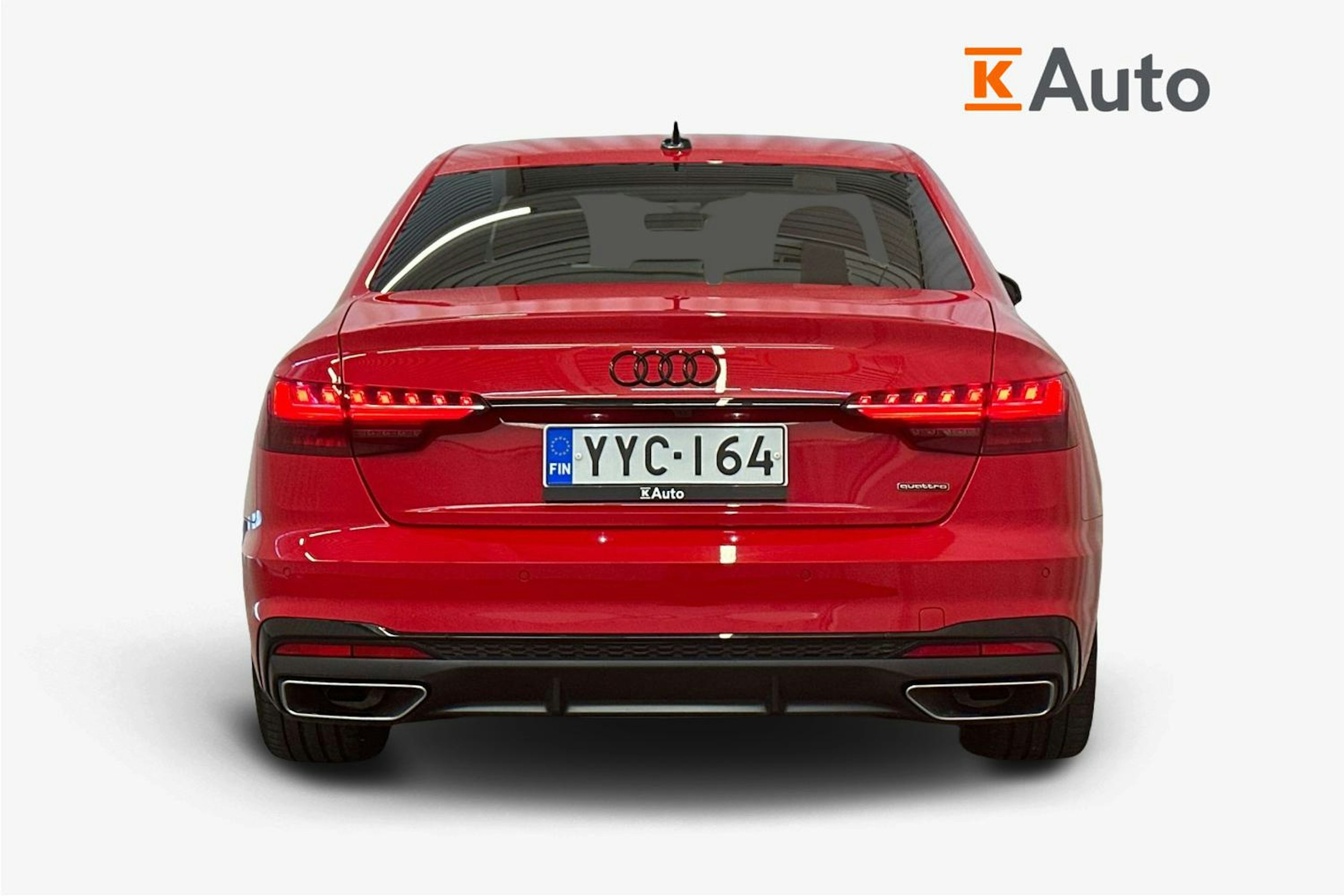 punainen Audi A4 2024 kuva 3.
