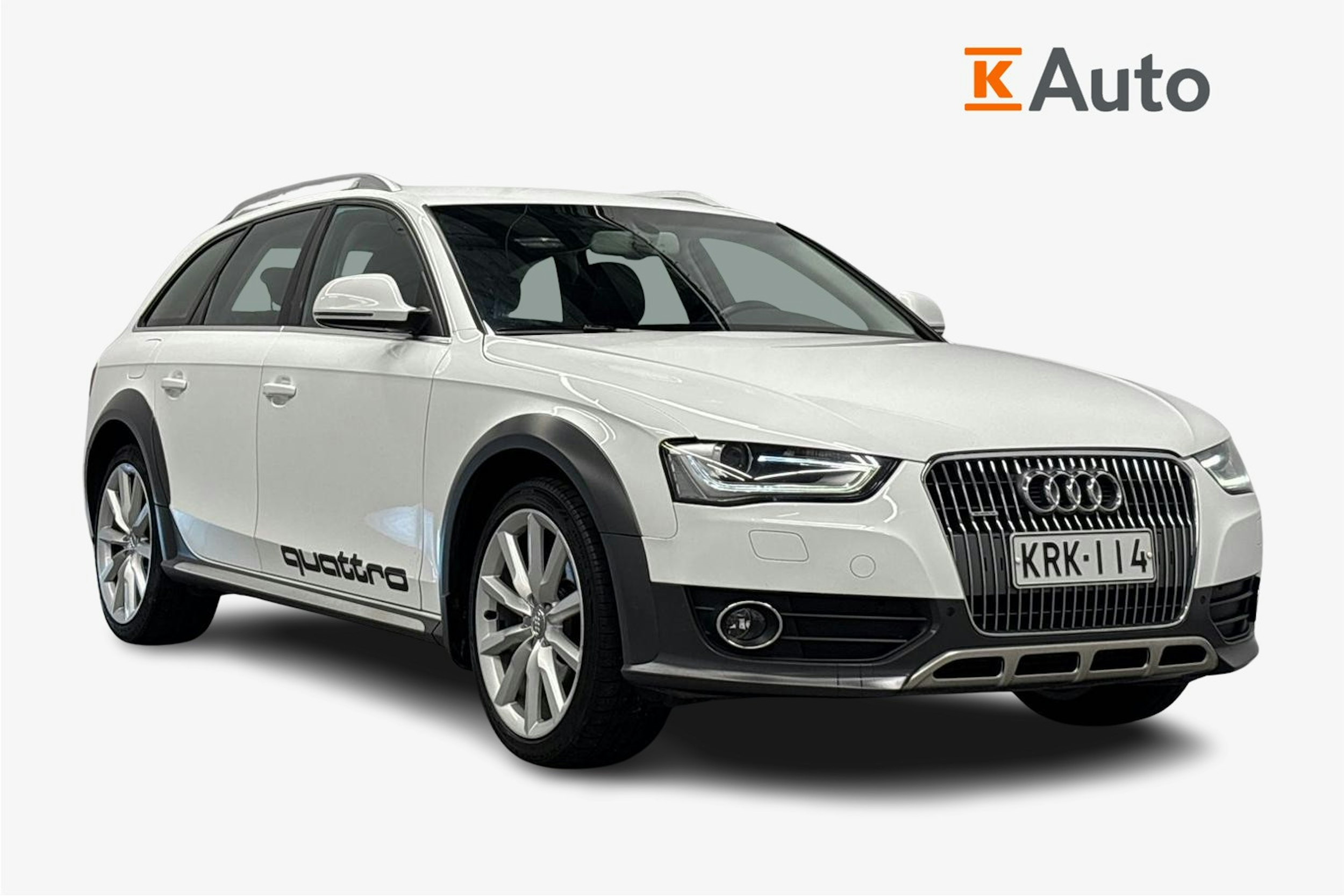 valkoinen Audi A4 allroad quattro 2013 kuva 1.