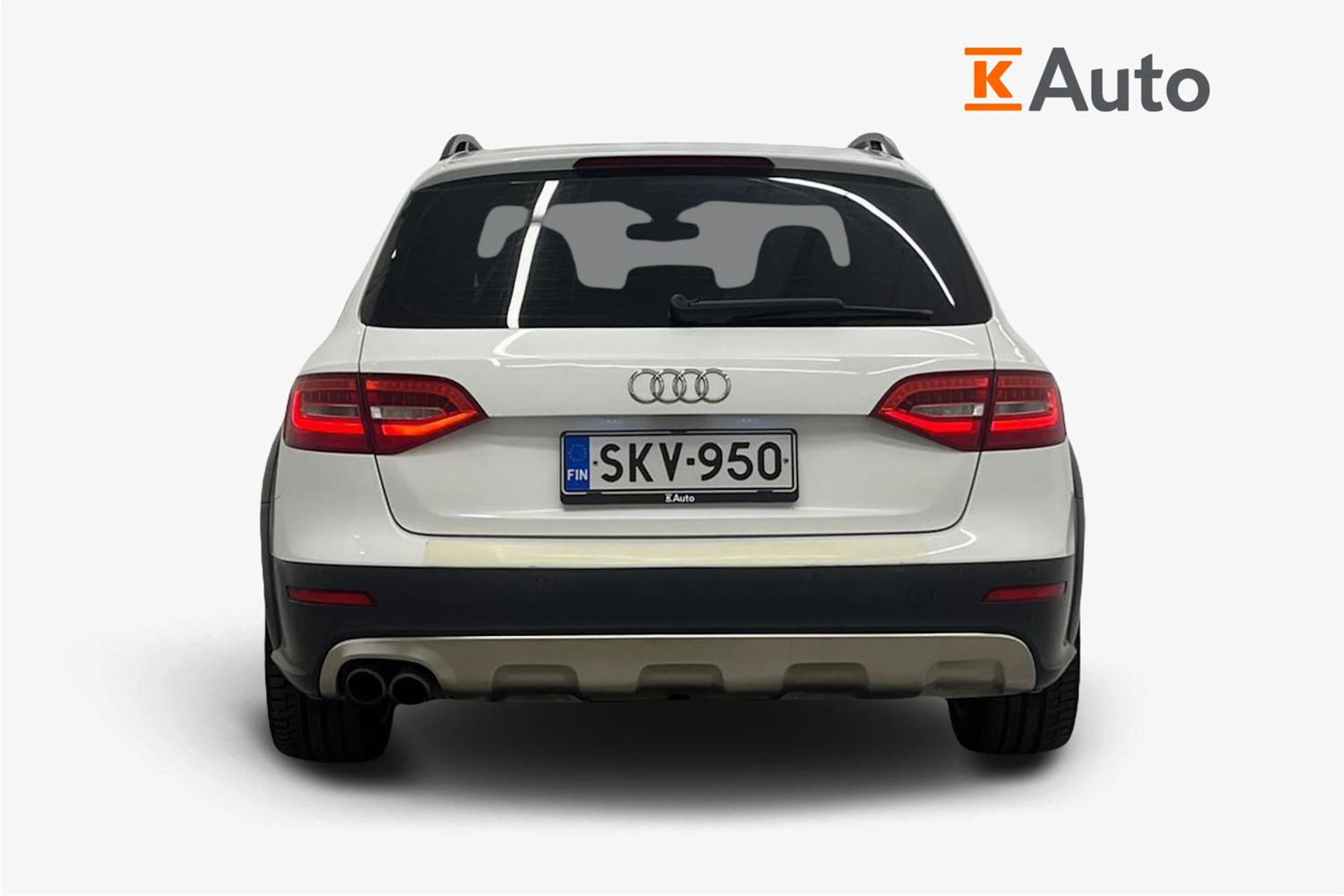 Valkoinen Audi A4 allroad quattro 2013 kuva 3.