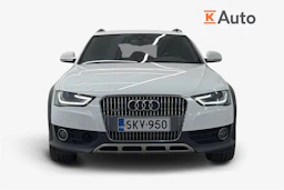 Valkoinen Audi A4 allroad quattro 2013 kuva 4.