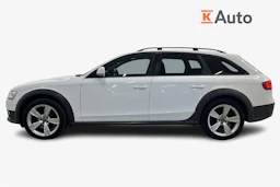 Valkoinen Audi A4 allroad quattro 2013 kuva 5.