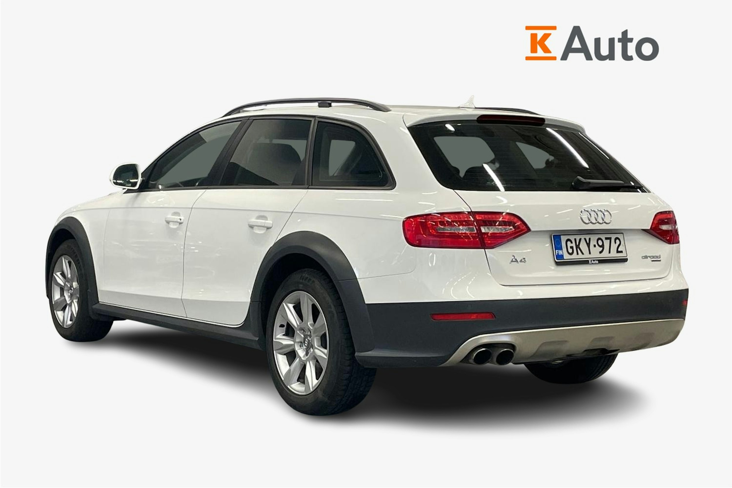 Valkoinen Audi A4 allroad quattro 2014 kuva 2.