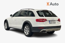Valkoinen Audi A4 allroad quattro 2014 kuva 2.