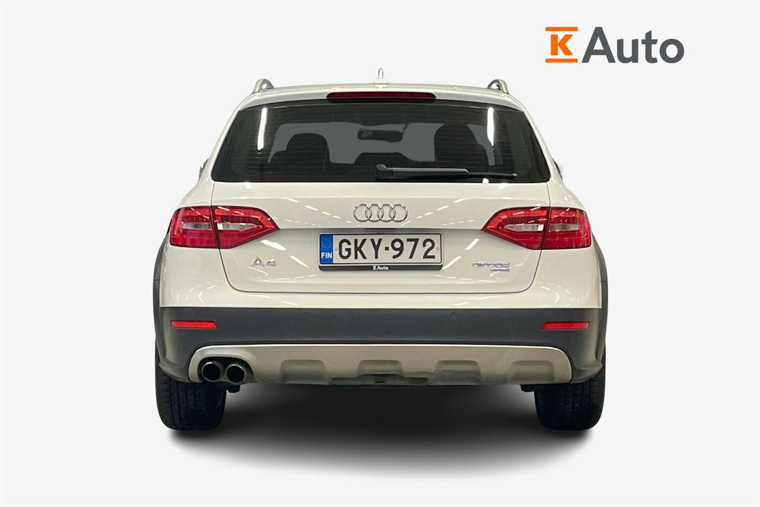 Valkoinen Audi A4 allroad quattro 2014 kuva 3.