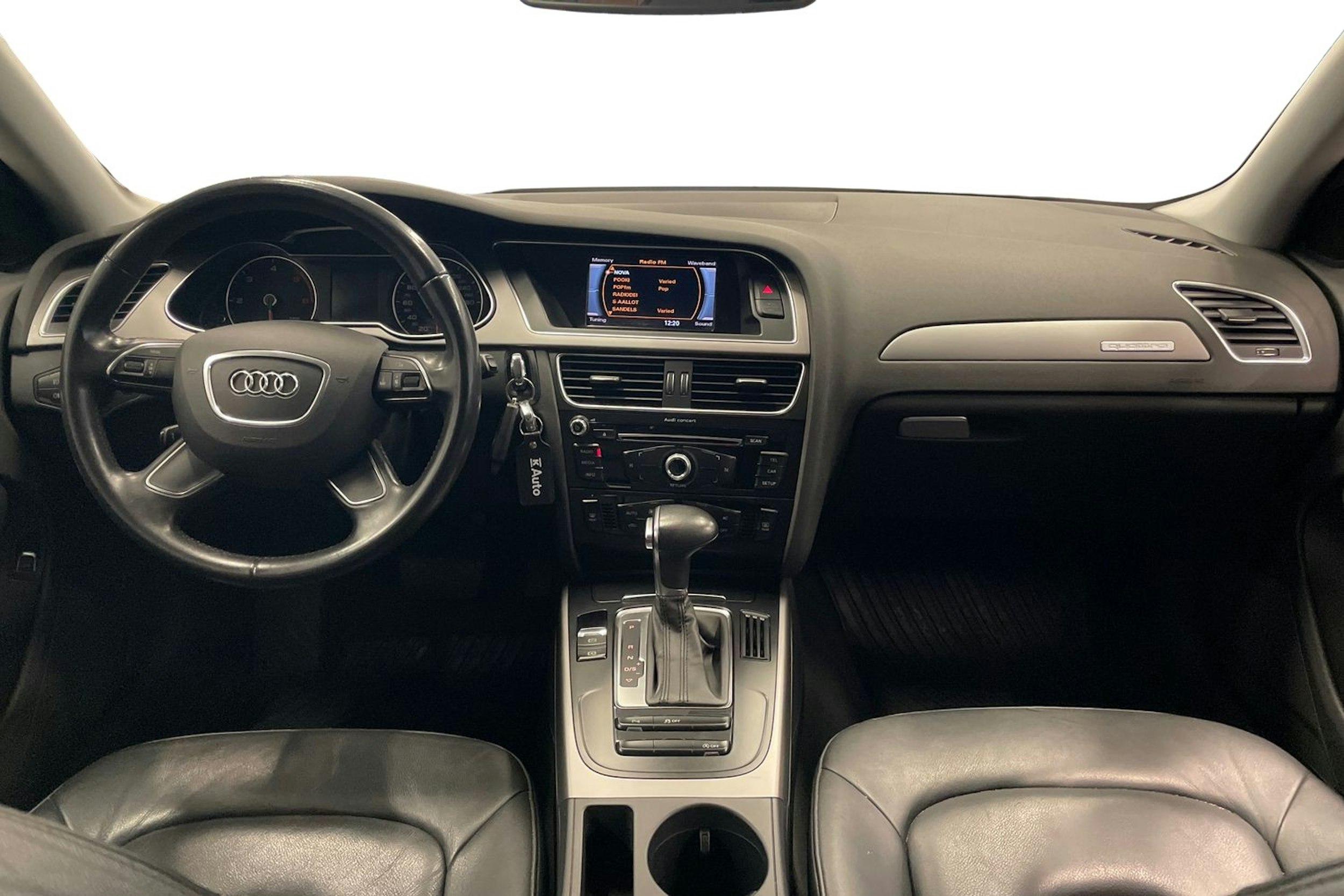 Valkoinen Audi A4 allroad quattro 2014 kuva 7.