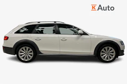 valkoinen Audi A4 allroad quattro 2014 kuva 5.