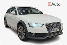 valkoinen Audi A4 allroad quattro 2014 kuva 1.