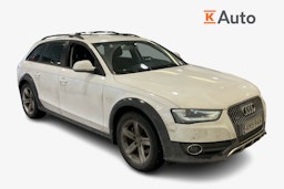 valkoinen Audi A4 allroad quattro 2014 kuva 1.