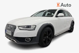 valkoinen Audi A4 allroad quattro 2014 kuva 5.