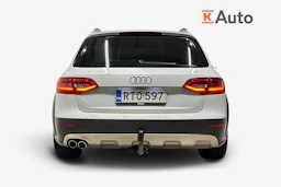 Valkoinen Audi A4 allroad quattro 2014 kuva 3.